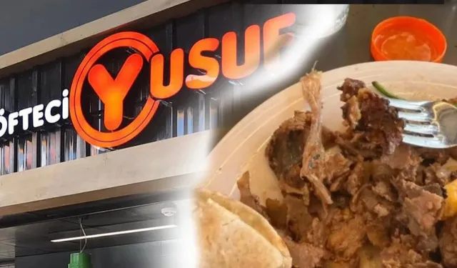 Köfteci Yusuf’ta dönerin içinden çıktı