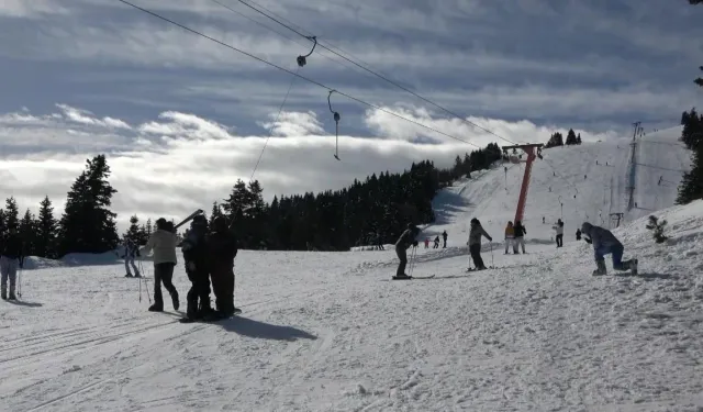Uludağ’da kar bereketi