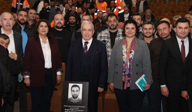 Başkan Şadi Özdemir, temizlik işçileri ile buluştu