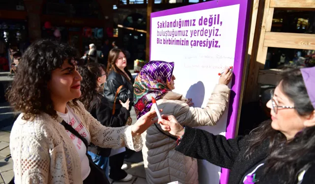 Bursa'da kadınlardan 'şiddetsiz ve eşit yaşam' talebi