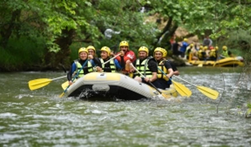 Marmara’nın rafting parkuru Orhaneli’de açıldı