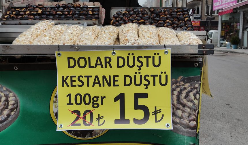 Dolar düştü, seyyar satıcı fiyatları düşürdü