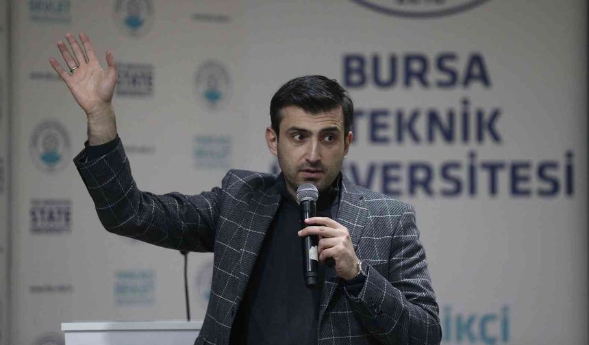 Selçuk Bayraktar Bursa'da öğrencilerle buluştu