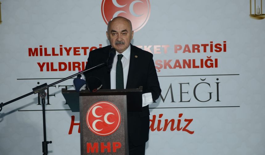 MHP Genel Sekreteri Büyükataman: “Zillet cephesi Zillet ittifakı yanlıştır"