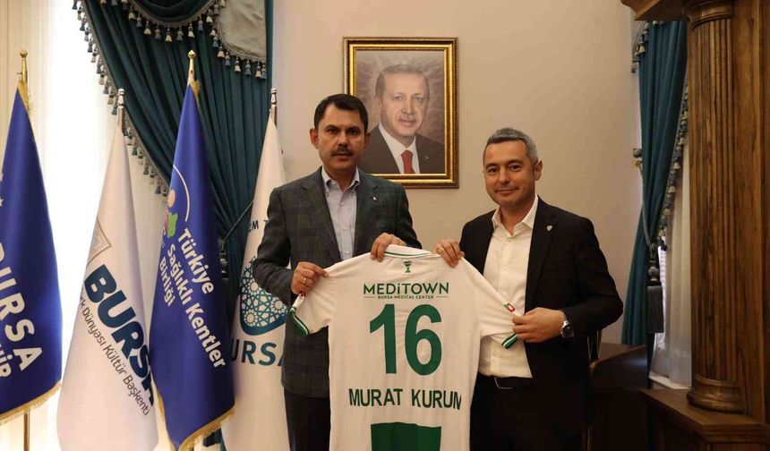 Başkan Ömer Furkan Banaz, Bakan Murat Kurum’la bir araya geldi