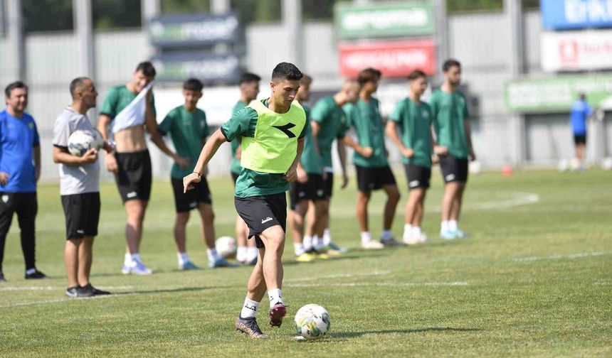 Bursaspor şut çalıştı
