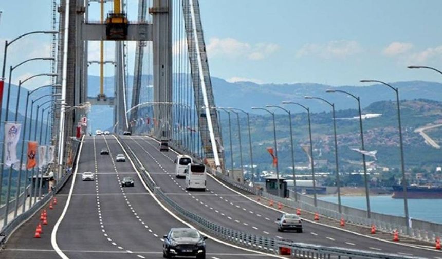 Köprü ve otoyollara yeni yıl zammı duyuruldu