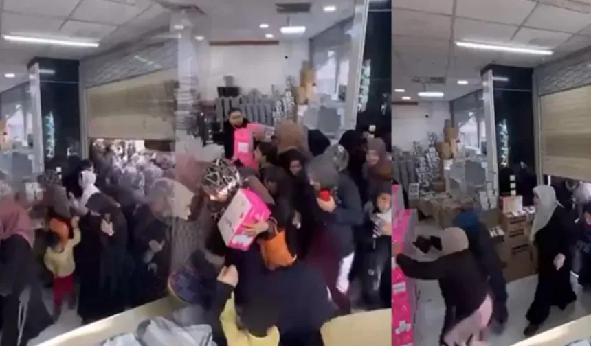 Kepenkler açılır açılmaz izdiham yaşandı! Birbirlerini ezdiler