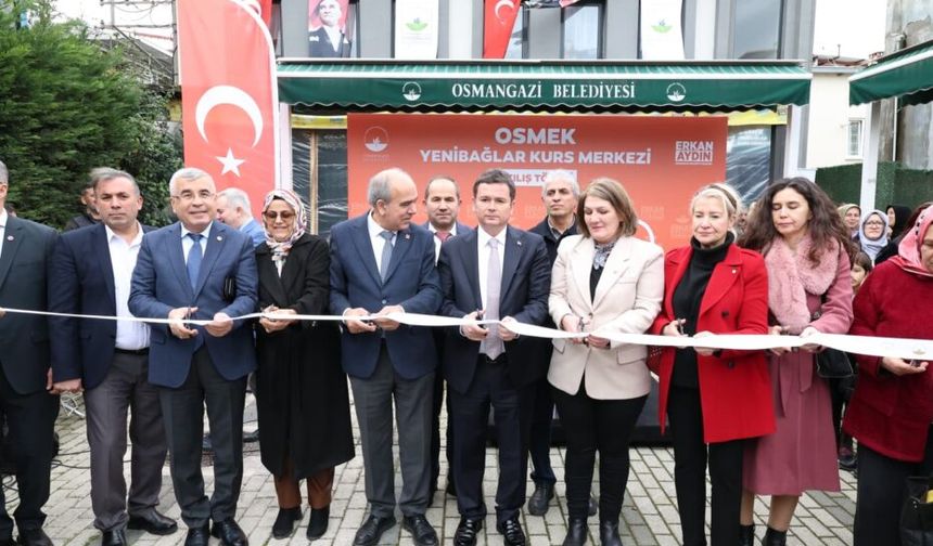 Osmangazi Belediyesi 29’uncu OSMEK Kurs Merkezini Açtı