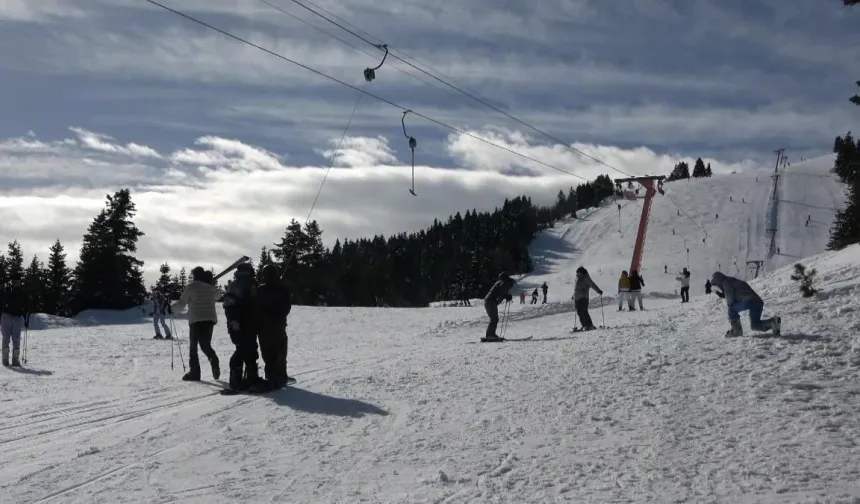 Uludağ’da kar bereketi