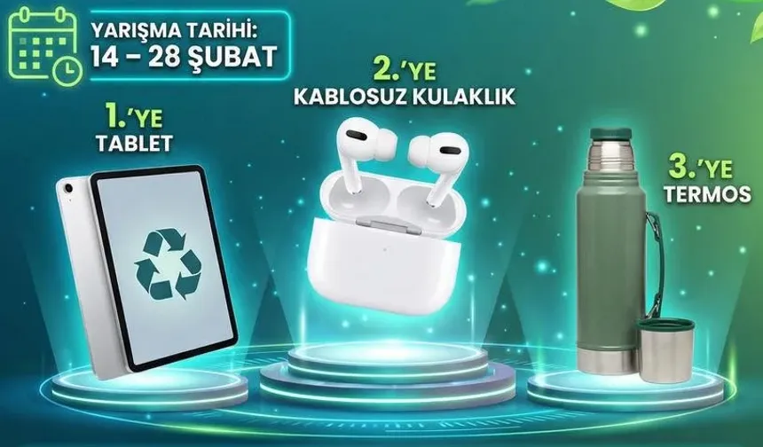 Bursa İnegöl'de elektronik atık yarışmasında son 4 gün
