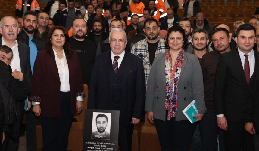 Başkan Şadi Özdemir, temizlik işçileri ile buluştu